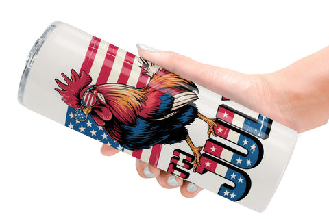 Tumbler 4th of July Animal Sublimation artnoy 