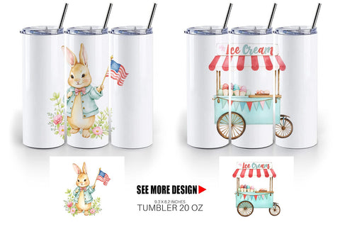 Tumbler 4th of July Parade Sublimation artnoy 