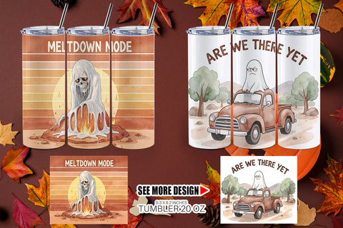 Tumbler 70s Miserable Desert Ghost Sublimation artnoy 