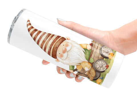 Tumbler Acorn Gnome Delivery Sublimation artnoy 