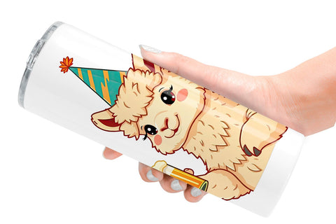 Tumbler Alpaca Beer Day Sublimation artnoy 