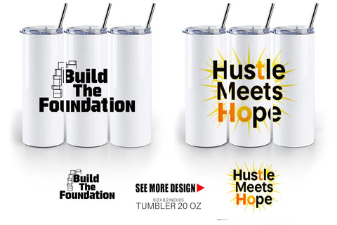 Tumbler Ambitious Career Starter Quotes Sublimation artnoy 