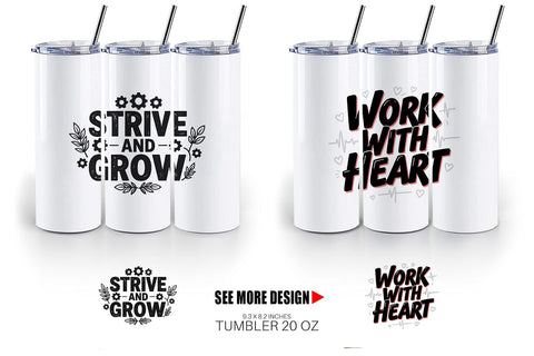 Tumbler Ambitious Career Starter Quotes Sublimation artnoy 