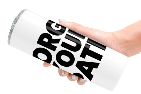 Tumbler Ambitious Career Starter Quotes Sublimation artnoy 
