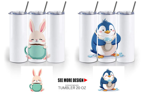 Tumbler Animal Finest Brew Sublimation artnoy 