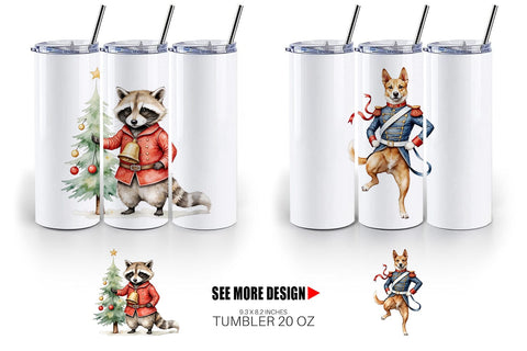 Tumbler Animal Toy Soldiers Sublimation artnoy 