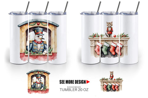 Tumbler Animal Toy Soldiers Sublimation artnoy 