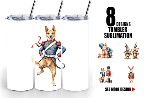 Tumbler Animal Toy Soldiers Sublimation artnoy 