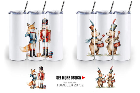 Tumbler Animal Toy Soldiers Sublimation artnoy 