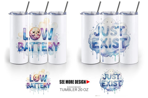 Tumbler Anti Hustle Rest Sublimation artnoy 