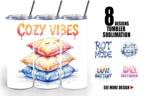 Tumbler Anti Hustle Rest Sublimation artnoy 