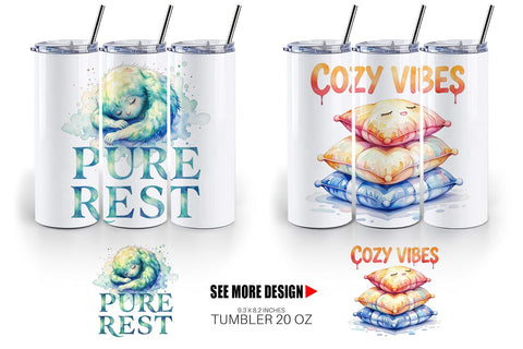 Tumbler Anti Hustle Rest Sublimation artnoy 