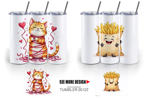 Tumbler Anti-Valentine's Sassy Singles Watercolor Sublimation artnoy 