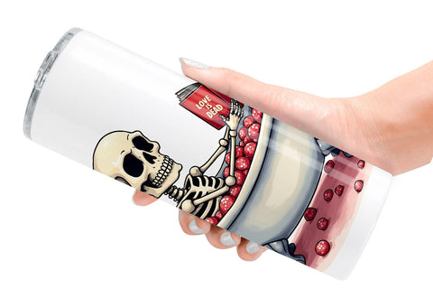 Tumbler Anti-Valentine's Sassy Singles Watercolor Sublimation artnoy 