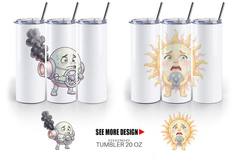 Tumbler Anxious Space Rocket and Planet Sublimation artnoy 