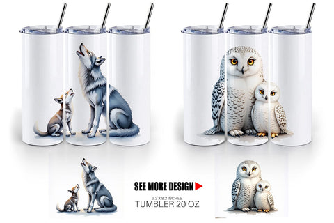 Tumbler Arctic Snuggles Sublimation artnoy 