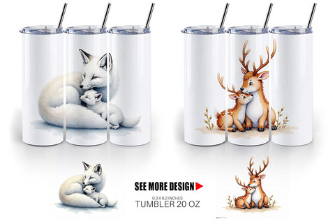 Tumbler Arctic Snuggles Sublimation artnoy 
