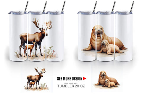 Tumbler Arctic Snuggles Sublimation artnoy 