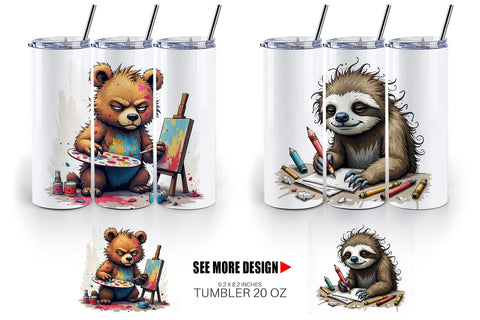 Tumbler Art Grumps Sublimation artnoy 