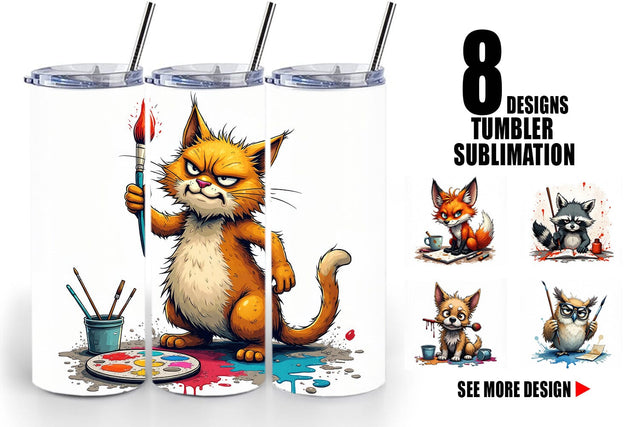 Tumbler Art Grumps Sublimation artnoy 