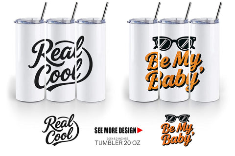 Tumbler Atomic Love 50s Valentine Quotes Sublimation artnoy 