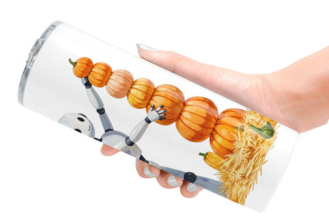 Tumbler Autumn Bot Friends Sublimation artnoy 