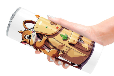 Tumbler Autumn Forest School Sublimation artnoy 