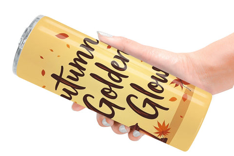Tumbler Autumn Glow Quotes Sublimation artnoy 