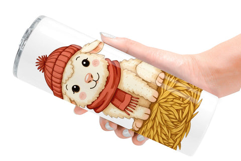 Tumbler Autumn Hat Critters Sublimation artnoy 