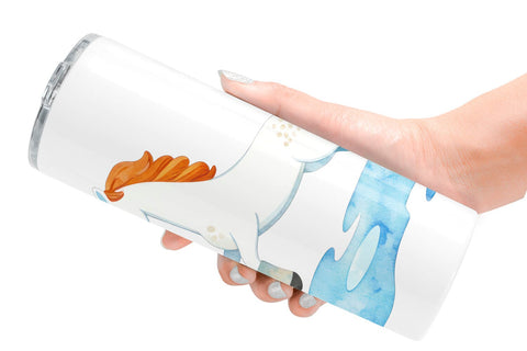 Tumbler Autumn Unicorn Whimsy Sublimation artnoy 