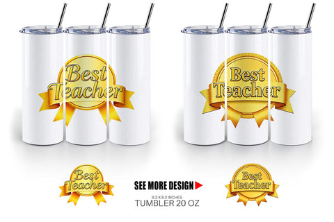Tumbler Award Ribbon Sublimation artnoy 