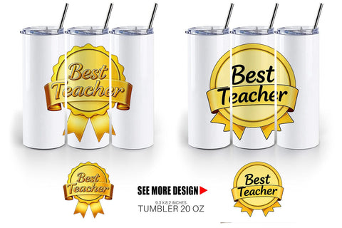 Tumbler Award Ribbon Sublimation artnoy 
