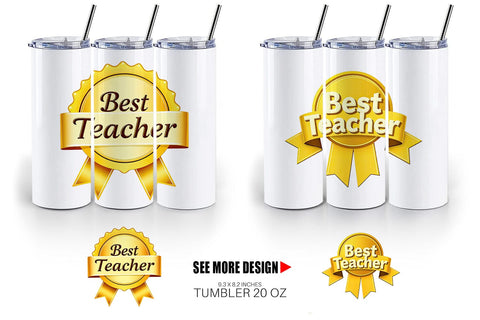 Tumbler Award Ribbon Sublimation artnoy 