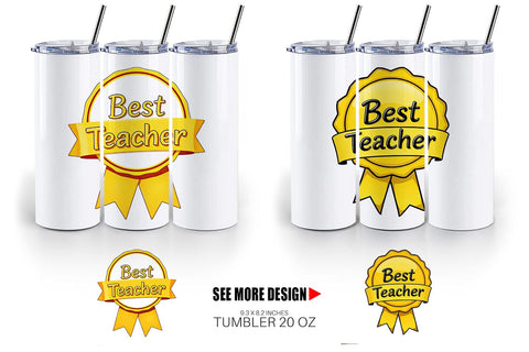 Tumbler Award Ribbon Sublimation artnoy 