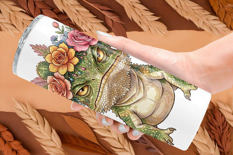 Tumbler Awkward Desert Animal Boho Watercolor Sublimation artnoy 