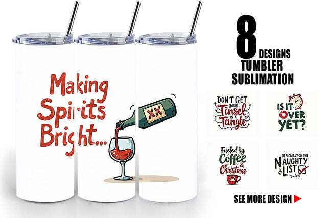 Tumbler Awkward Family Christmas Quotes Sublimation artnoy 