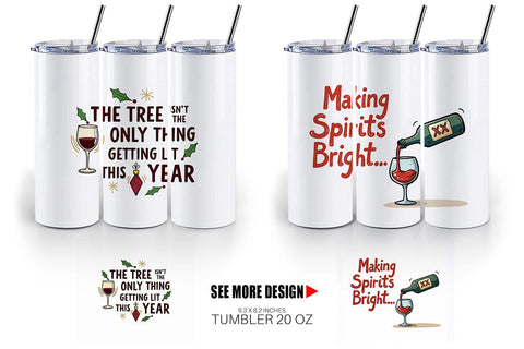 Tumbler Awkward Family Christmas Quotes Sublimation artnoy 
