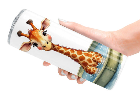 Tumbler Awkward Pool Animals Sublimation artnoy 
