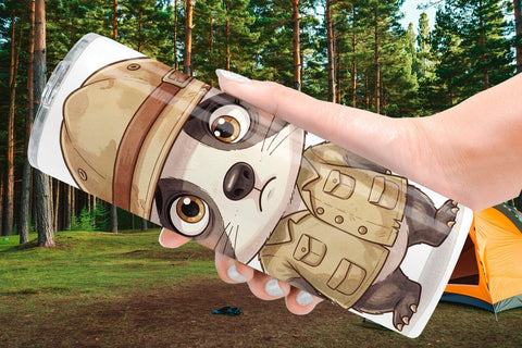 Tumbler Awkward Wilderness Watercolor SVG artnoy 