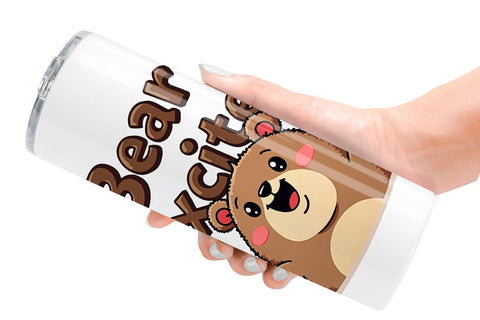 Tumbler Awkwardly Festive Critters: Ugly Cute Animal Quotes Sublimation artnoy 