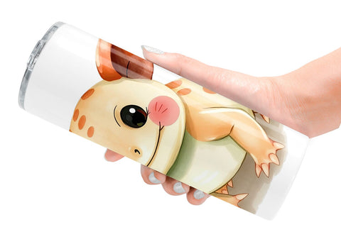 Tumbler Axolotl Wildlife Sublimation artnoy 