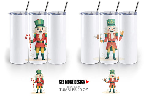 Tumbler Baby Nutcracker Fun Sublimation artnoy 