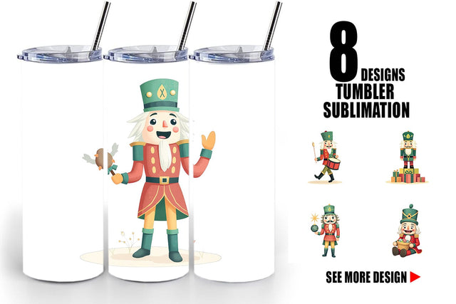 Tumbler Baby Nutcracker Fun Sublimation artnoy 