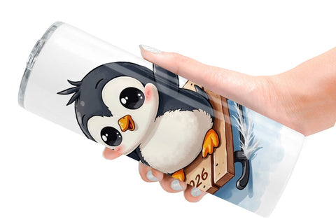 Tumbler Baby's First New Year 2026 Sublimation artnoy 