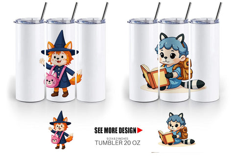 Tumbler Backpack Buddies Sublimation artnoy 