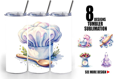 Tumbler Baking Queen Kitchen Sublimation artnoy 