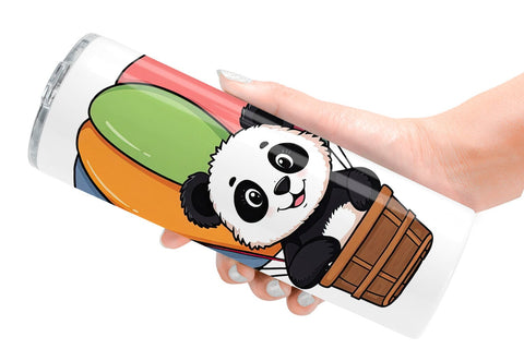 Tumbler Balloon Panda Sublimation artnoy 
