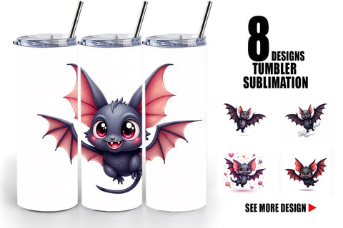 Tumbler Bat Variations Sublimation artnoy 