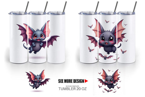 Tumbler Bat Variations Sublimation artnoy 