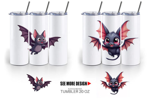 Tumbler Bat Variations Sublimation artnoy 